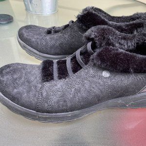 Bzees Fur Ankle Boots, women's 9.5